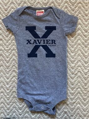 Homage Xavier University Musketeers Infant Baby One Piece 6-9 Months-EUC!